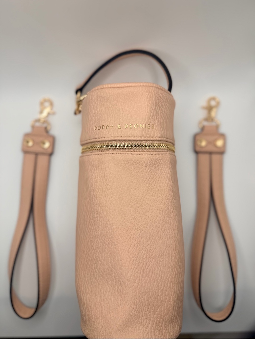 Poppy & Peonies Blush bottle/snack holder